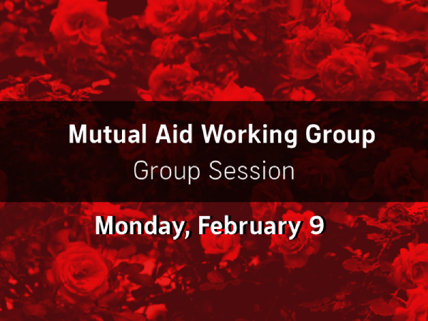 Mutual Aid Working Group&nbsp;Session